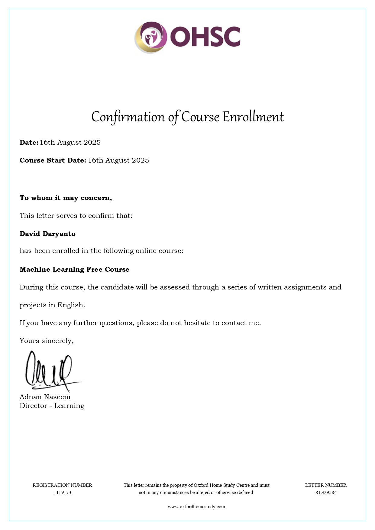 Certificate 4